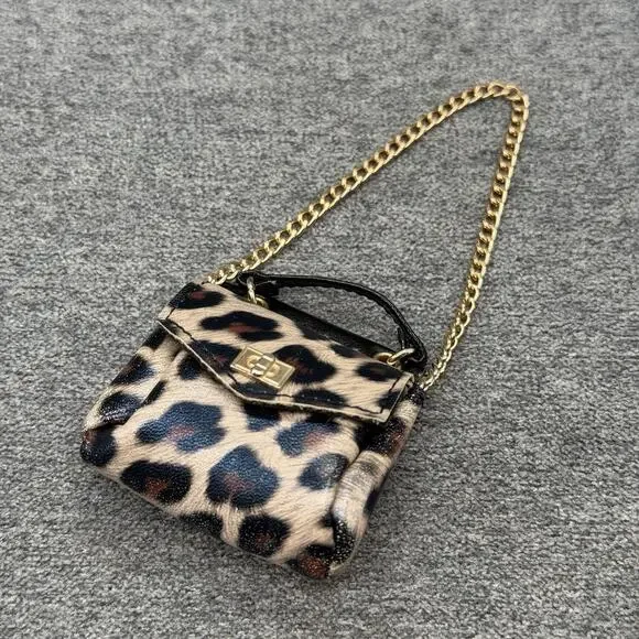 ZURU Mini Brands Fashion Series 1 Leopard Print Purse Chain Doll Handbag HTF
