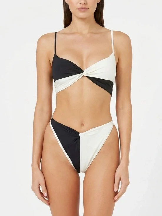 L*Space Bikini Set Ringo Top & Jada Bitsy Twist Front Bottoms Medium/Large Swim
