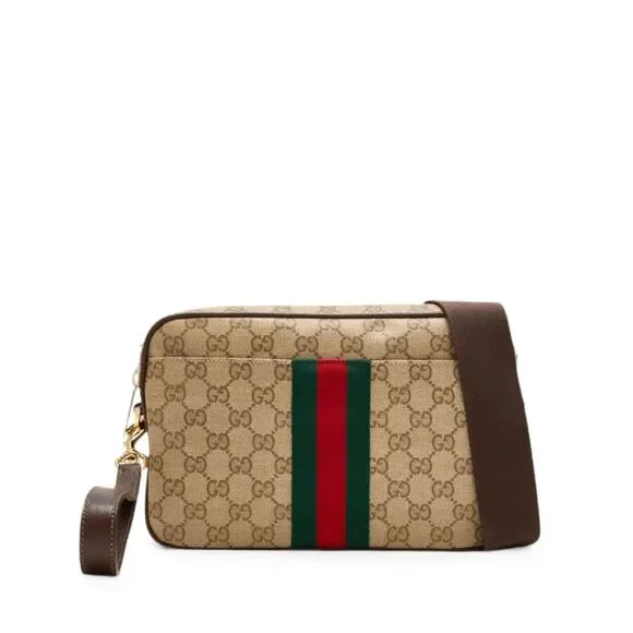 Gucci Neutrals Shoulder Bags Men