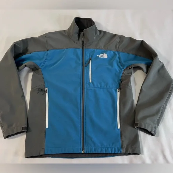 The North Face Apex Bionic Jacket Men’s Sz Small Blue Softshell Outdoor Full Zip
