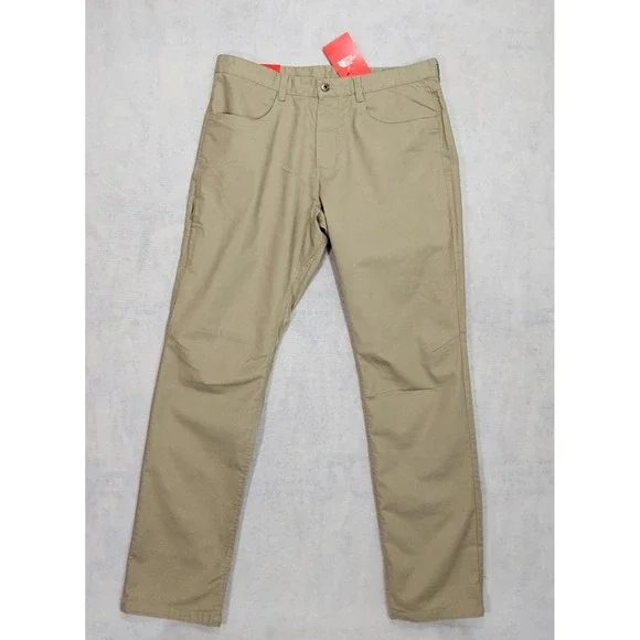 The North Face Motion Pants Men 36 X 33 NEW Standard Fit Stretch Khaki Beige