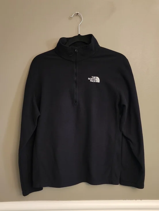 The North Face Black Half-Zip Fleece Pullover