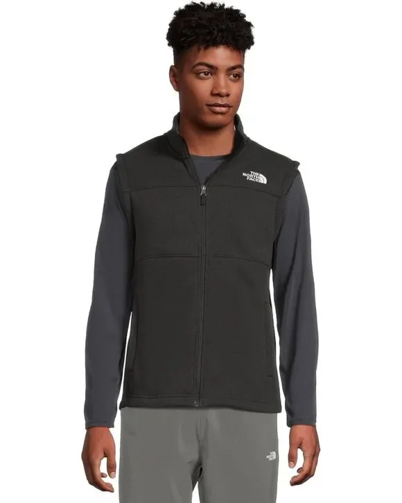 The North Face Gordon Lyons Fleece Vest Black Heather Men’s Medium NEW