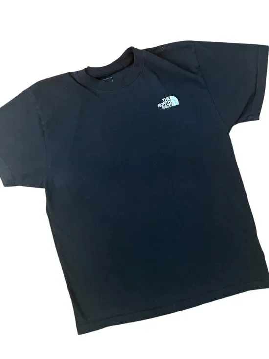 The North Face Mens Black Cotton Logo Tee T-Shirt Size Medium Gorpcore Preppy