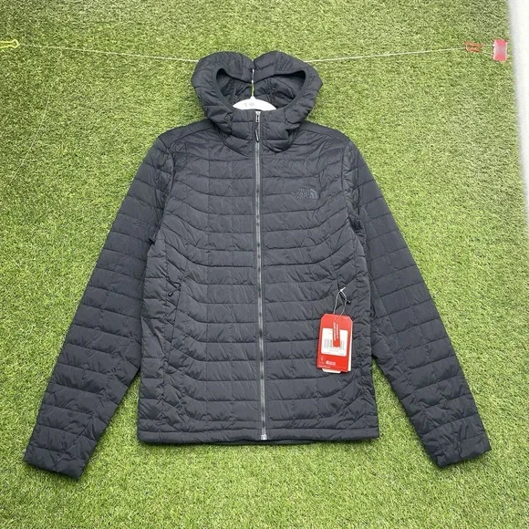 The North Face Thermoball Jacket Mens Small Black Puffer Outdoor Hiking NWT
