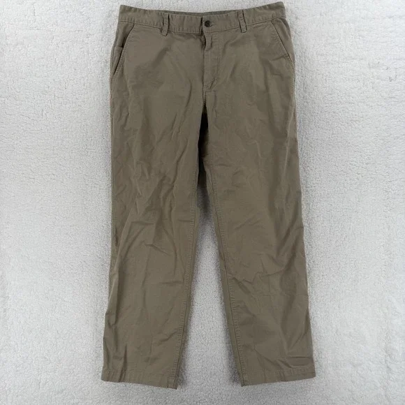 The North Face Pants Mens 38x30 Beige Chino Straight Leg Cotton Blend Renewed‎