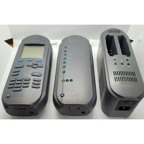 Wavetek Lantek‎ Pro XL 100 MHz LAN Cable Tester with Accessories & Manual
