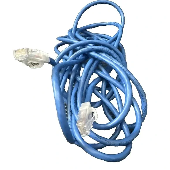 Ortronics, Or-MC615-06, Clarity Mod Cord Cat 6, 15ft, Blue, AWG Ethernet Cord