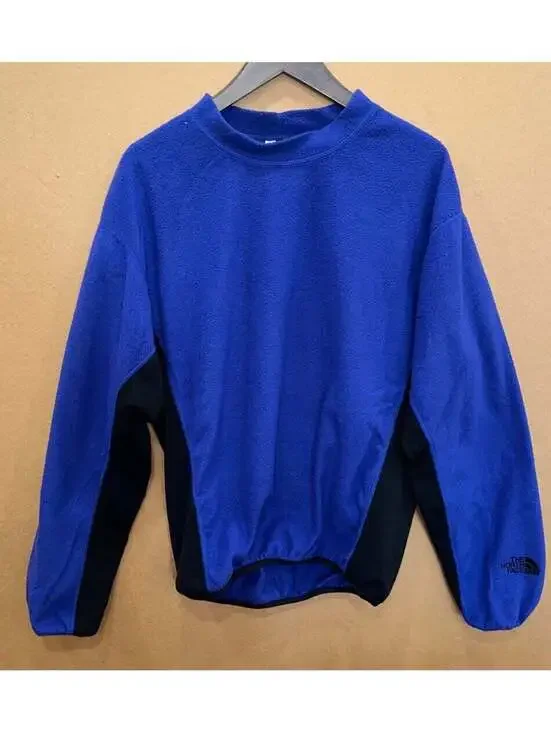 The north face fleece pull over size large