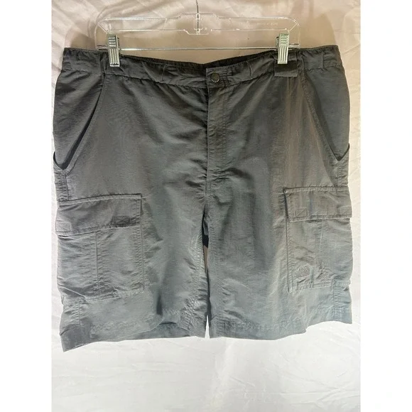 The‎ North Face Men's Black Nylon Cargo Shorts with Pockets, Lightweight Outdoor