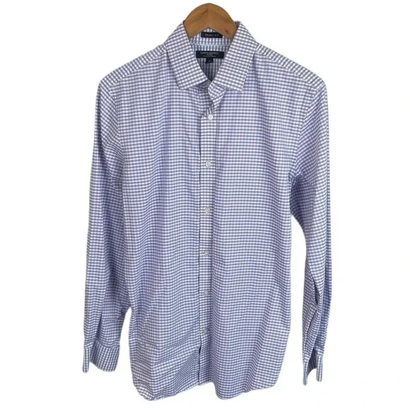 BF1343 Mens Banana Republic Non Iron Stretch GRANT Fit Button Down Shirt M