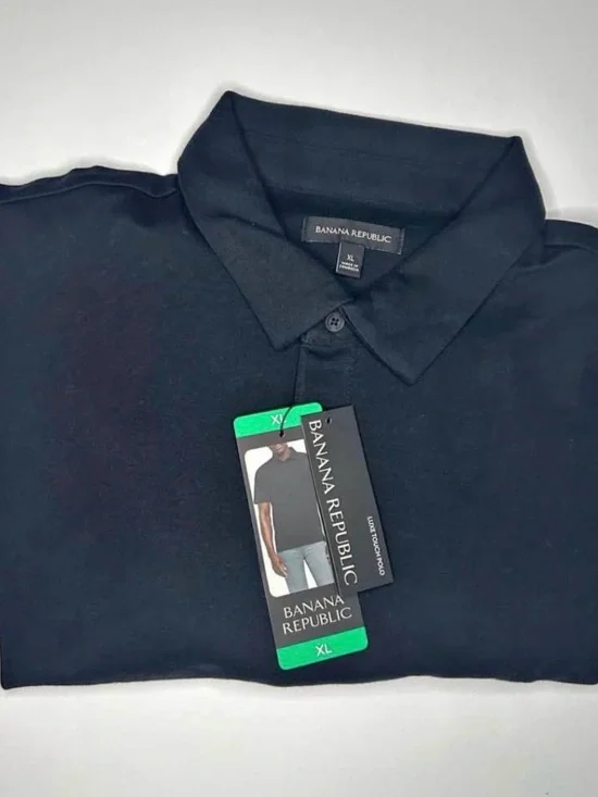 Banana Republic Men's Dark Navy Polo