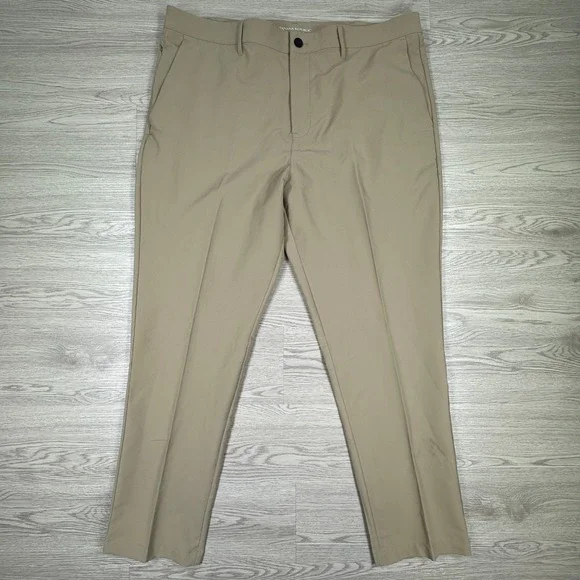 Banana Republic Men's Pants Core Temp Performance Chino Khaki 40x30 Stretch‎