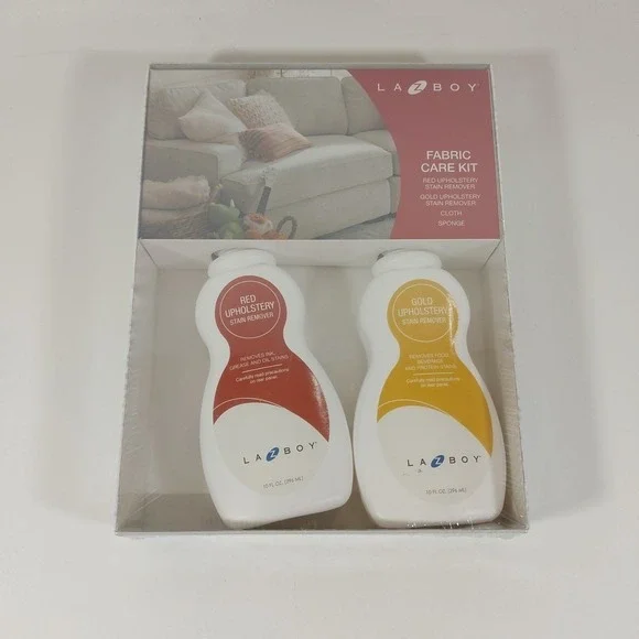 La-Z-Boy Fabric Care Kit Red & Gold Upholstery Stain Remover Kit Furniture New‎