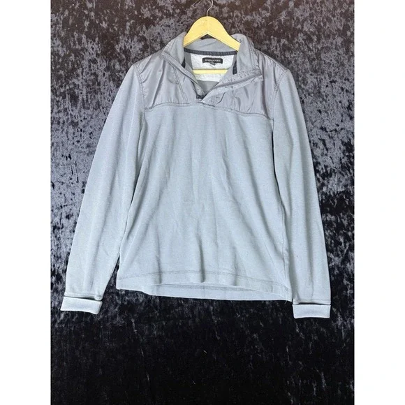 Banana Republic 1/4 Zip Mens S Blue Pullover‎ Sweater Casual