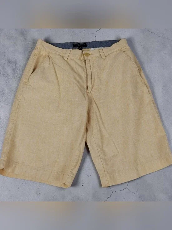 banana republic Men's Size 30 Waist Yellow Cabana Shorts Island Wear