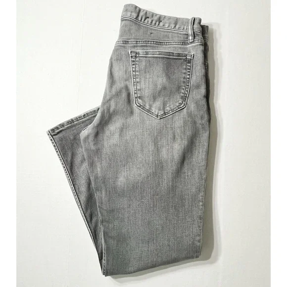 Banana Republic Jeans Men's 34x30 Gray Slim Fit Stretch Grunge Emo Mallsoft‎