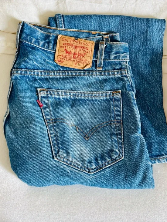 Levi's Men's Straight-Leg Jeans in Light Blue Denim