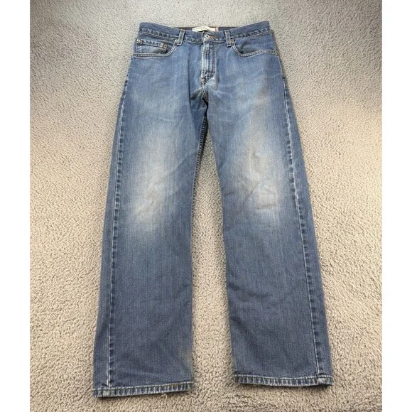 Levis 559 Relaxed Fit Straight Leg Jeans Mens 32x31 (Tag 32x32) Distressed Y2K