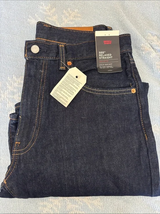 Premium Levi’s Men's 555 Relaxed Straight Jeans