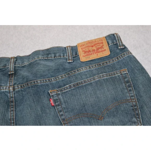 Levi Strauss 559 Relaxed Straight Jeans Men 50x30 BIG & Tall Blue Denim Cotton