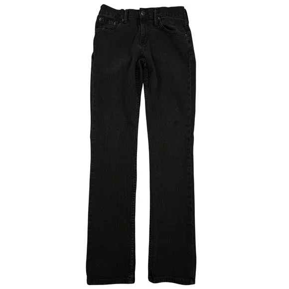 Levis 511 Slim Fit Jeans Mens 30x32 Faded‎ Black Denim Pants Preppy