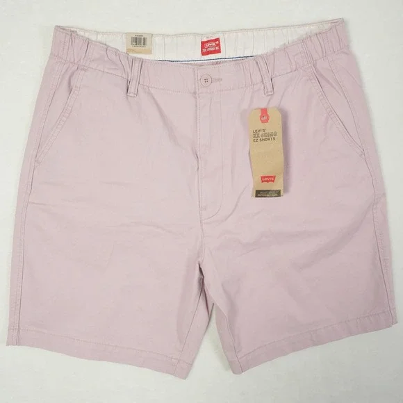 Levi's XX Chino EZ‎ Shorts Mens Size L Light Pink Stretch Flat Front NWT