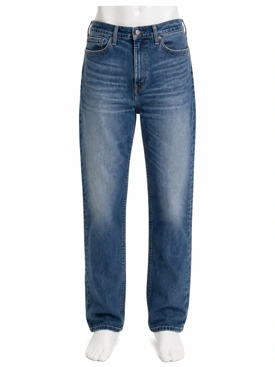 Levi's Men's Straight Jeans in Medium Blue Wash