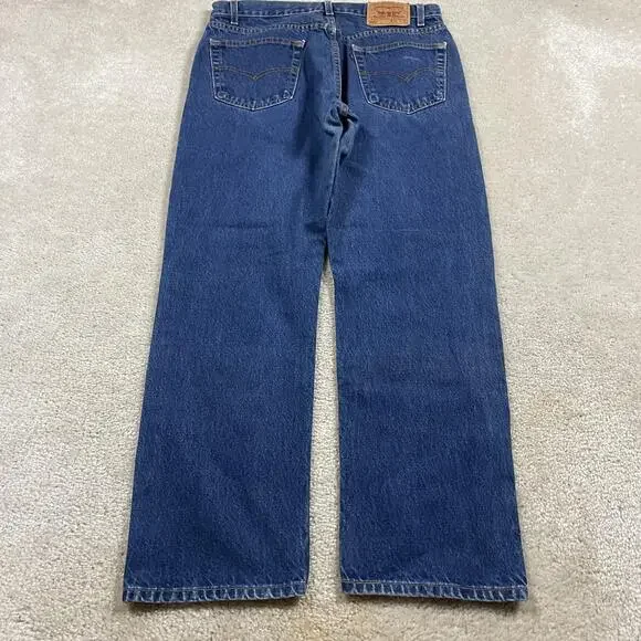VTG Levis 505 Jeans Mens 36x30 Blue Regular Straight Leg Denim USA 90s