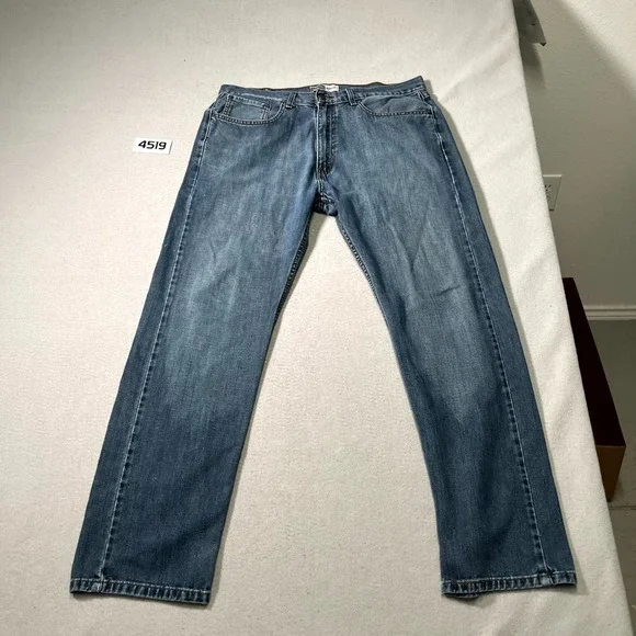 Signature By Levi Strauss & Co. Jeans Mens 36x32 Blue Denim Regular Fit Straight