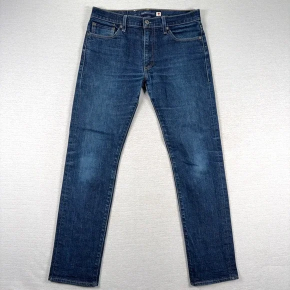 Levis Made & Crafted 511 Slim Japanese Selvedge Denim Jeans Mens 33x32 Blue