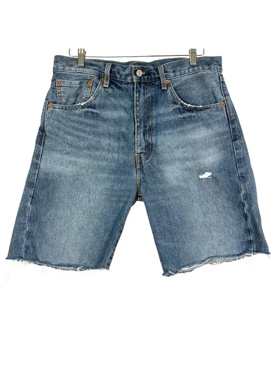 Levi's Mens Selvedge Denim Jorts Jean Shorts Size 32