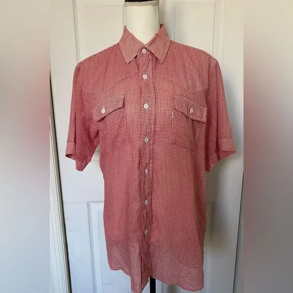 1980s/70s Levi’s Gingham Red & White Shirt
