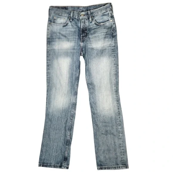 Levi's 514 Jeans Men's 30X30 Blue Straight‎ Fit Light Wash Denim 00514-0540