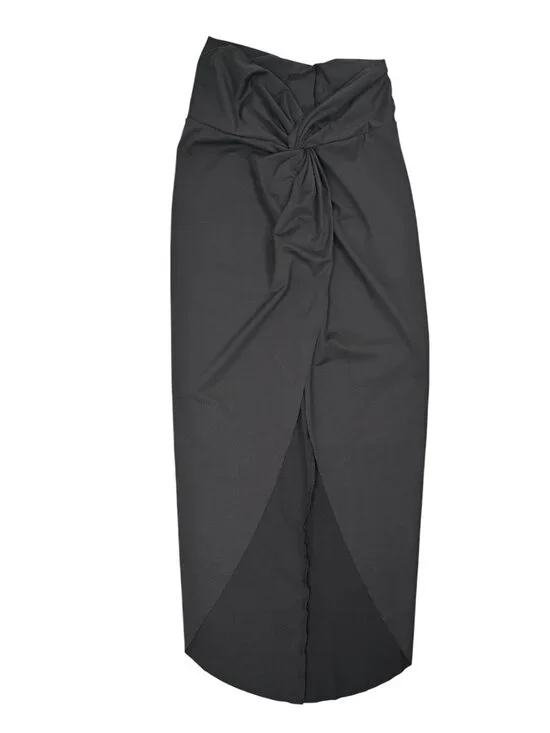 Skims Swim Sarong in Black