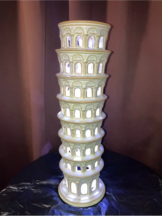 Leaning Tower of Pisa Lamp