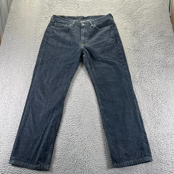 Levi's 514 Jeans‎ Mens 36x30 Blue Cotton Denim Straight Leg Outdoor Workwear