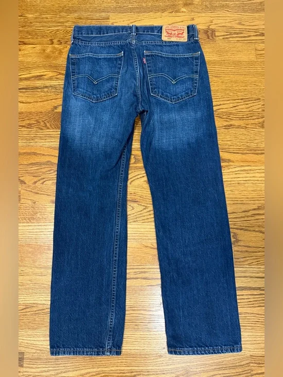Levi's 505 Men's Straight Jeans Blue Denim Tag 31x30 (Measures 30x28)
