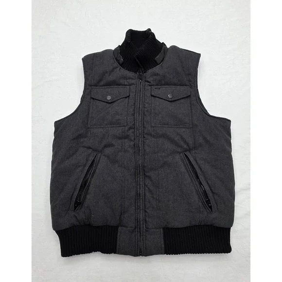 Levi's Men's Black Puffer Vest‎ Size Unknown
