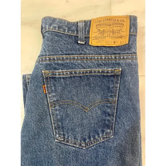 MEN'S VINTAGE (80's)  LEVI'S 517 Orange Tab, 35