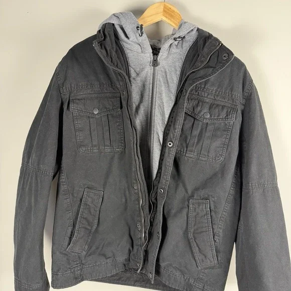 Levi's‎ Men's Sherpa Lined Two Pocket Hooded Trucker Jacket size M