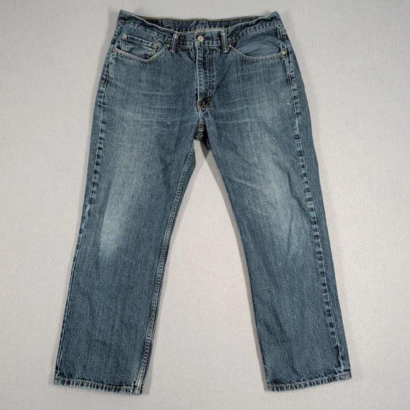 Levi's‎ 514 Jeans Mens 36x29 Blue Straight Fit Denim Casual Classic Workwear