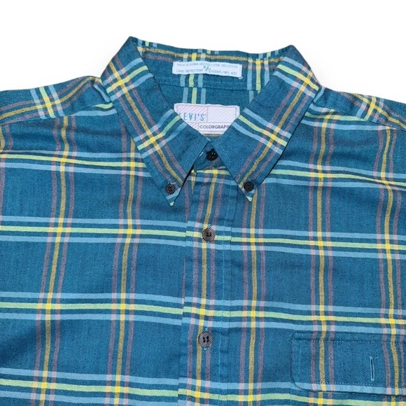 VTG Levis Colorgraphs Mens Shirt (70s/80s) Size: XL‎