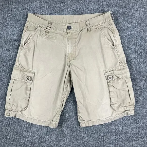 Levi's‎ Cargo Shorts Mens 34 Beige Utility Pockets Outdoor Classic Style 42135