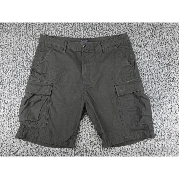 Levi's Cargo Shorts Mens 38 Gray Good Ripstop Waterless Utility 23251-0060