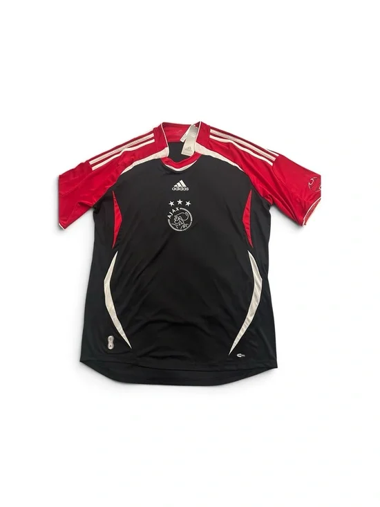 NWT Adidas Men’s Ajax Red and Black  Soccer Jersey size large
