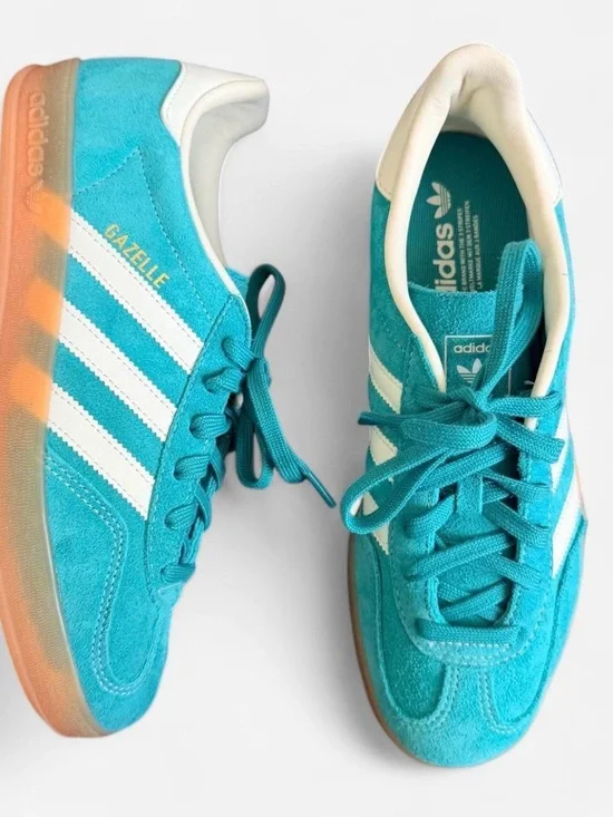 Adidas Gazelle Sneakers - Men’s 8 (Women’s 9) - Blue / Teal JQ8391