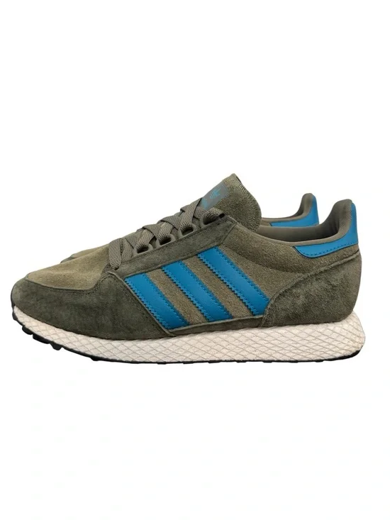 adidas Forest Grove Raw Khaki Green Teal Men's 7 Shoes EE8970 Rare Color