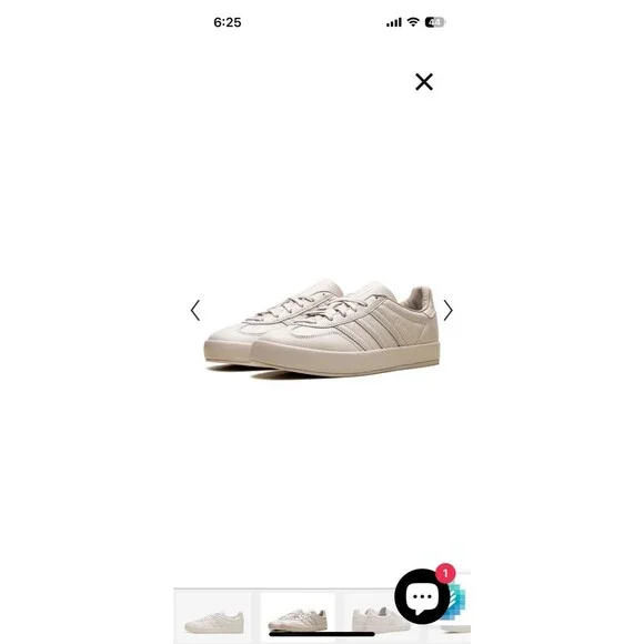 New Adidas Gazelle Indoor Lux Alumina JI3508 Beige Unisex Men 7 Women 8