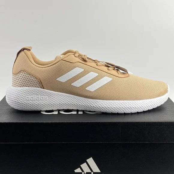 Adidas Impulse Syn 3.0 Mens 9.5 Beige White JJ5331 Sneakers New NIB Running